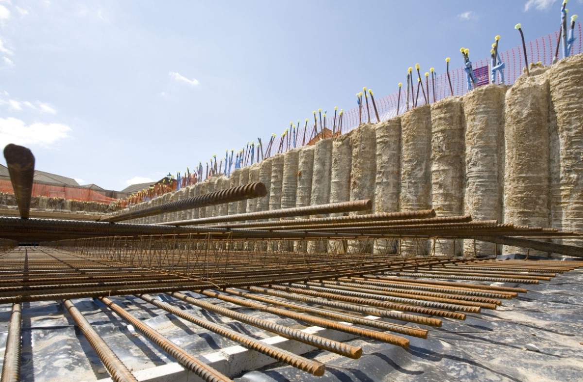 Piling Works – Steel Rebar Pile Cage