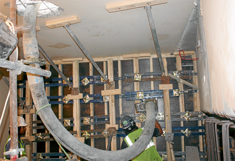 Concrete Repair – Patch Mortar Application
