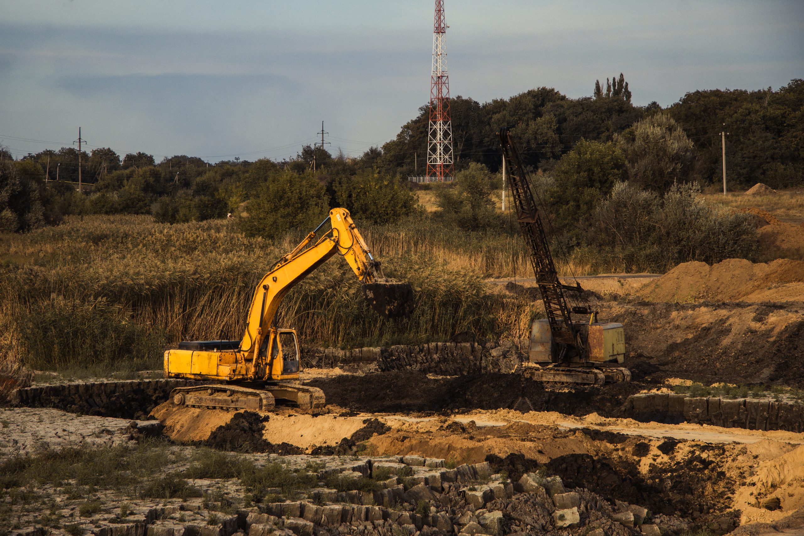 Piling Works – Heavy Piling Rig Machine